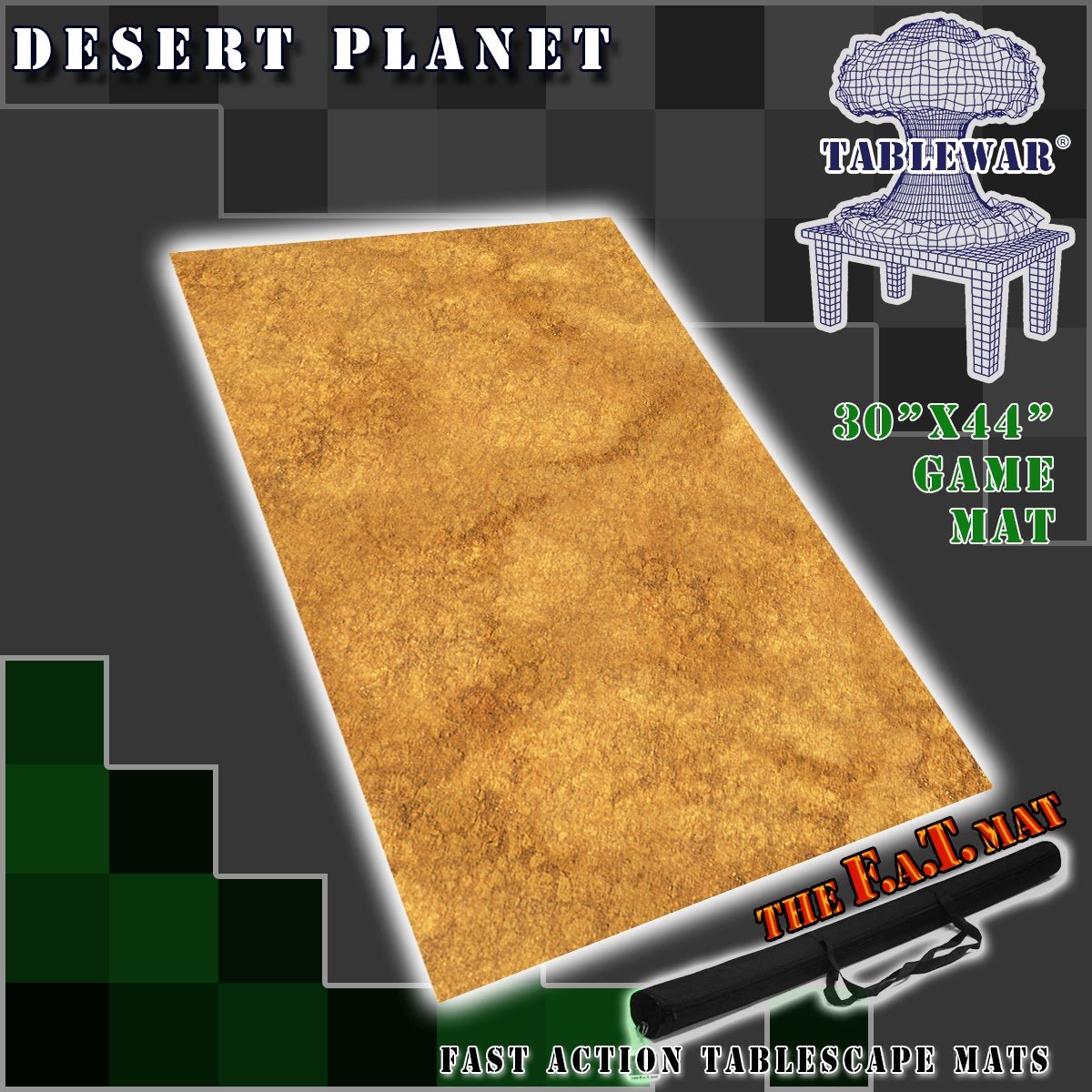 F.A.T. Mats: DESERT PLANET 30"X44" 