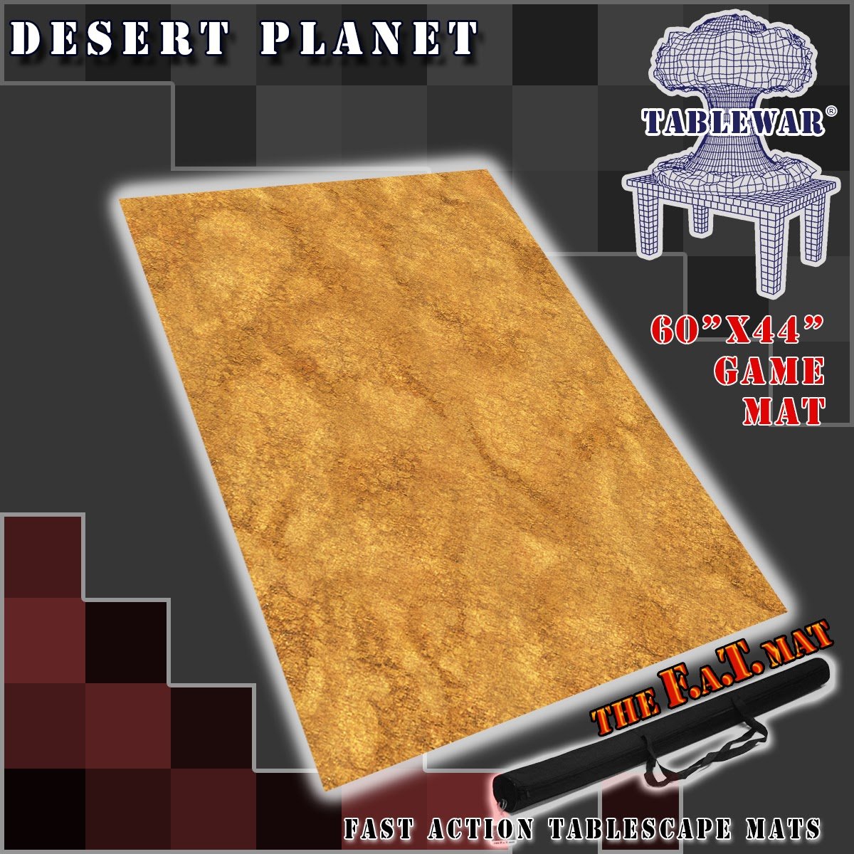 F.A.T. Mats: DESERT PLANET 60"X44" 