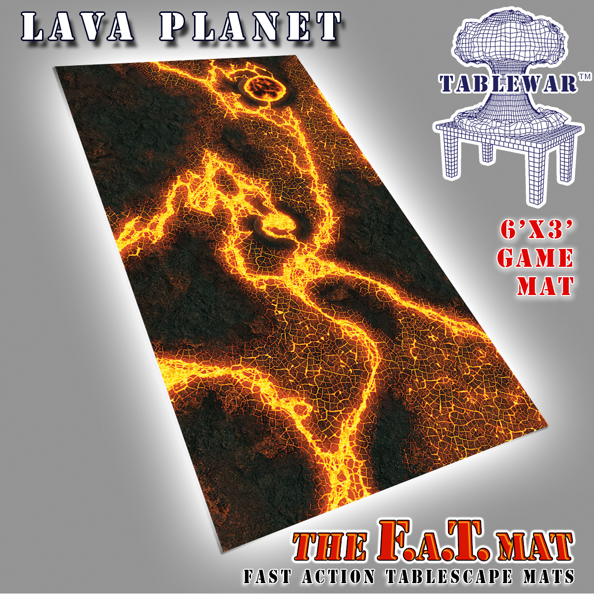 F.A.T. Mats: Lava Planet 6x3 