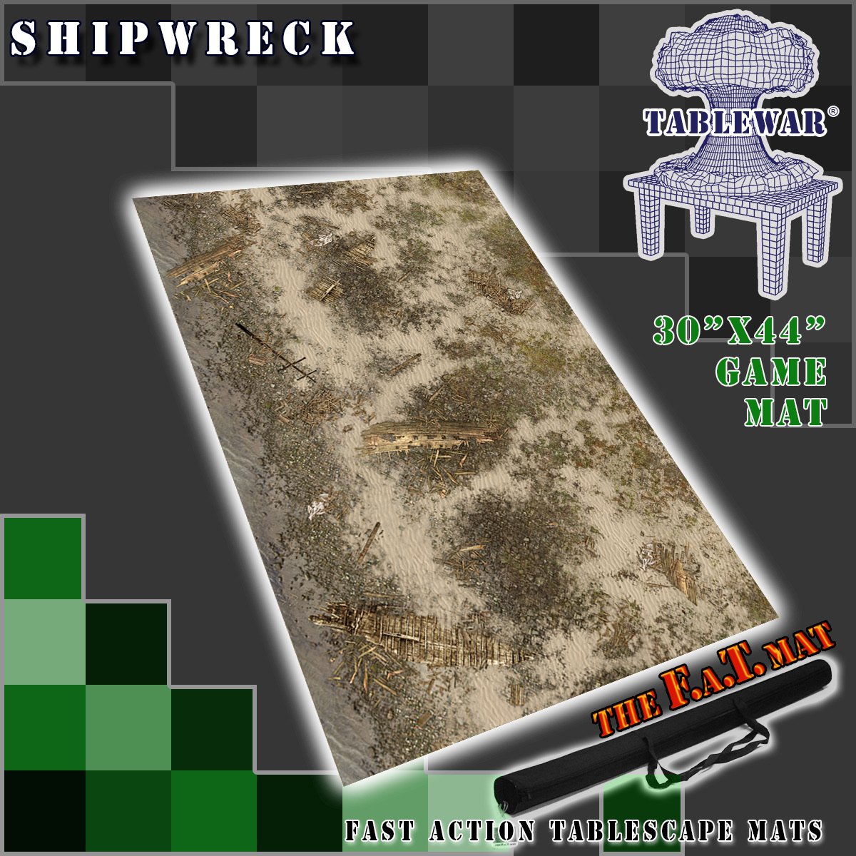 F.A.T. Mats: SHIPWRECK 30"X44" 