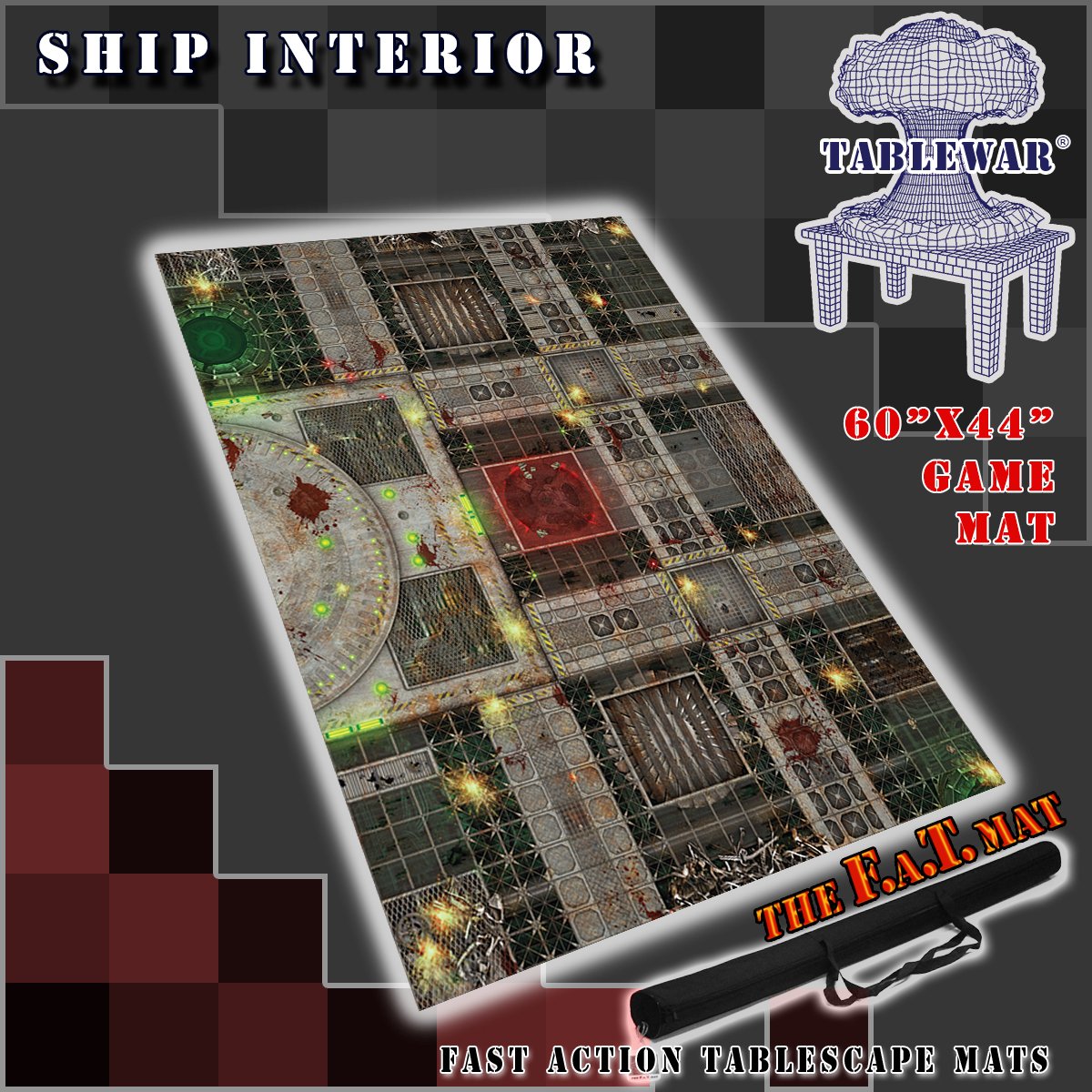 F.A.T. Mats: Ship Interior 60"X44" 