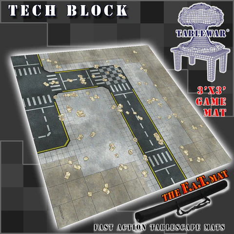 F.A.T. Mats: TECH BLOCK 3X3 