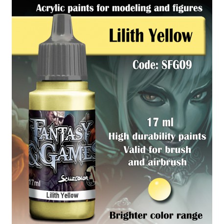 Scalecolor: Fantasy & Games: LILITH YELLOW 