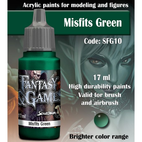 Scalecolor: Fantasy & Games: MISFITS GREEN 