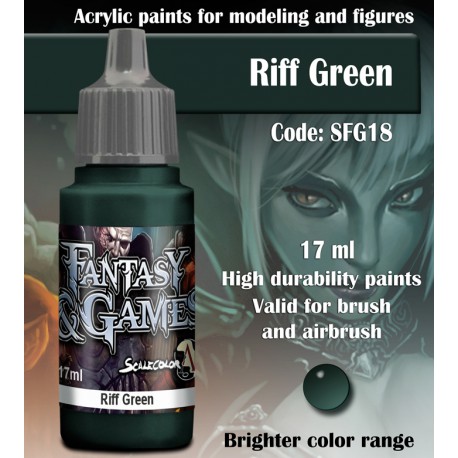 Scalecolor: Fantasy & Games: RIFF GREEN 