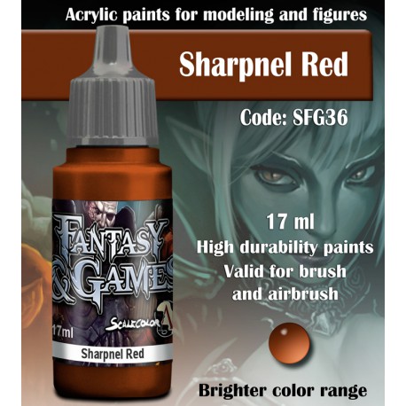 Scalecolor: Fantasy & Games: SHARPNEL RED 