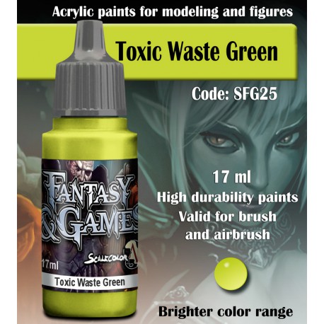 Scalecolor: Fantasy & Games: TOXIC WASTE GREEN 