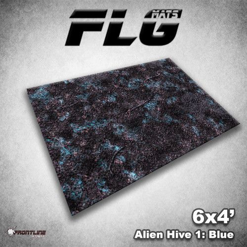 FLG Mats: Alien Hive- Blue (6x4) 