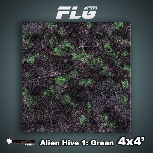 FLG Mats: Alien Hive- Green (4x4) 