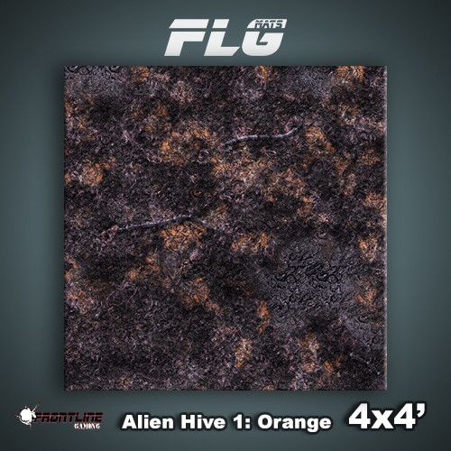 FLG Mats: Alien Hive- Orange (4x4) 