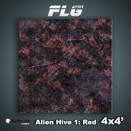 FLG Mats: Alien Hive- Red (4x4) 