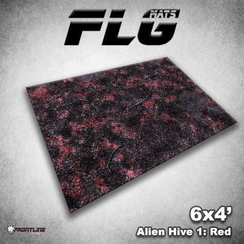 FLG Mats: Alien Hive- Red (6x4) 