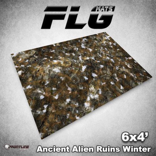 FLG Mats: Ancient Alien Ruins Winter (6x4) 