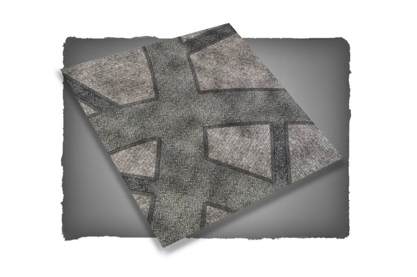FLG Mats: Cobblestone City 1 (3x3) 