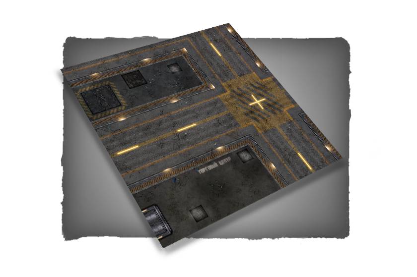 FLG Mats: Cyberpunk City 1 (3x3) 