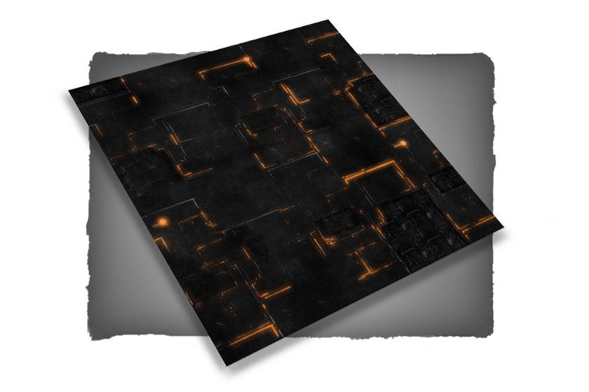 FLG Mats: Robot City 1: Orange (4x4) 