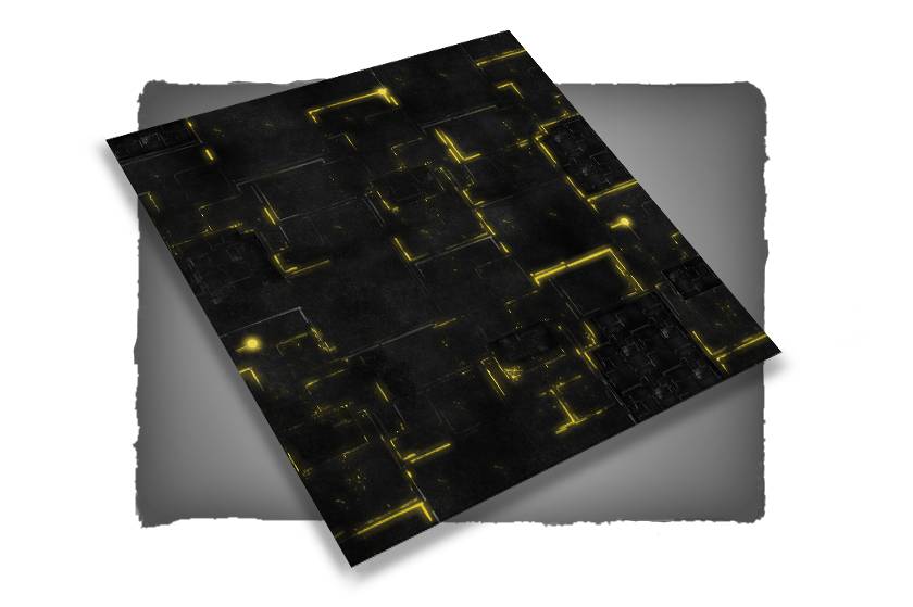 FLG Mats: Robot City 1: Yellow (4x4) 