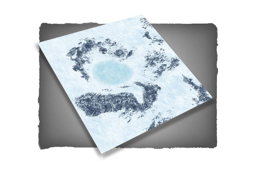 FLG Mats: Snow 1 (3x3) 