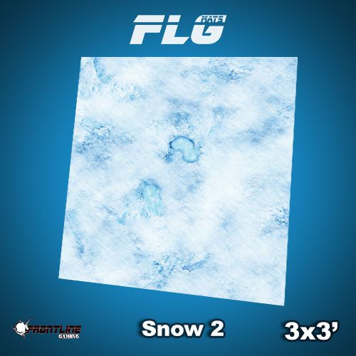 FLG Mats: Snow 2 (3x3) 