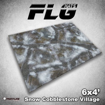 FLG Mats: Snow Cobblestone Village (6x4) 