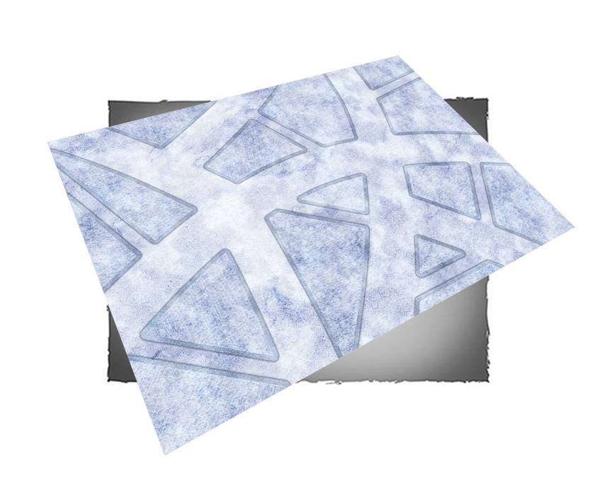 FLG Mats: Snow Covered Cobblestone City 1 (6x4) 
