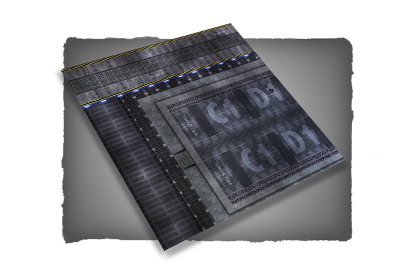 FLG Mats: Spaceship 1 (3x3) 