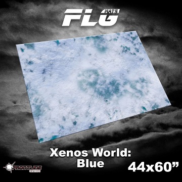 FLG Mats: Xenos World- Blue (44"X60") 