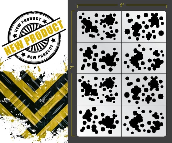 Fallout Hobbies Airbrush Stencil: Infantry Flecktarn Camo 