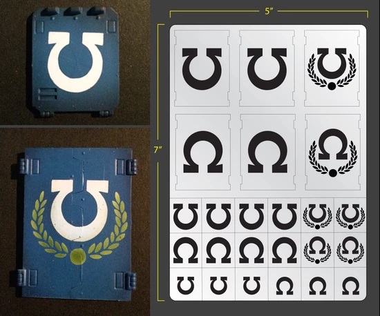 Fallout Hobbies Airbrush Stencil: Vehicle Ultra Omega 