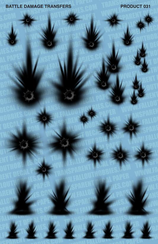 Fallout Hobbies Decals: Battle Damage 