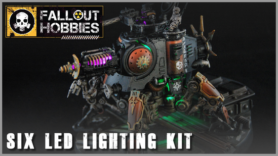 Fallout Hobbies: SIX LED Lighting Kit- UV Purple/ White 