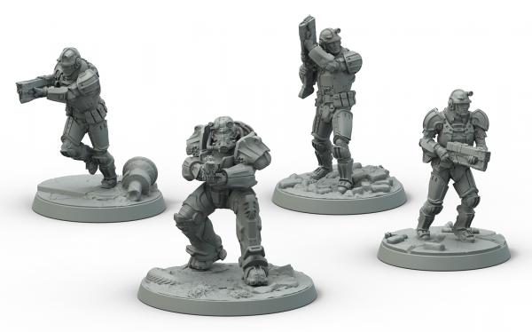 Fallout: Wasteland Warfare: Brotherhood of Steel- Frontline Knights 