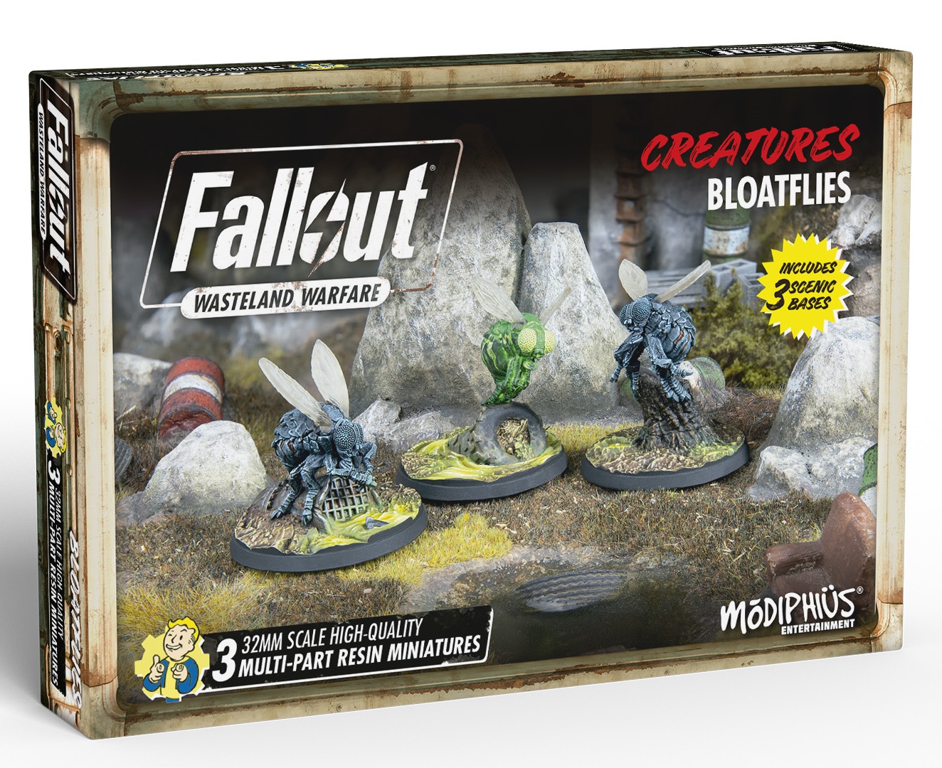 Fallout: Wasteland Warfare: Creatures: Bloatflies 