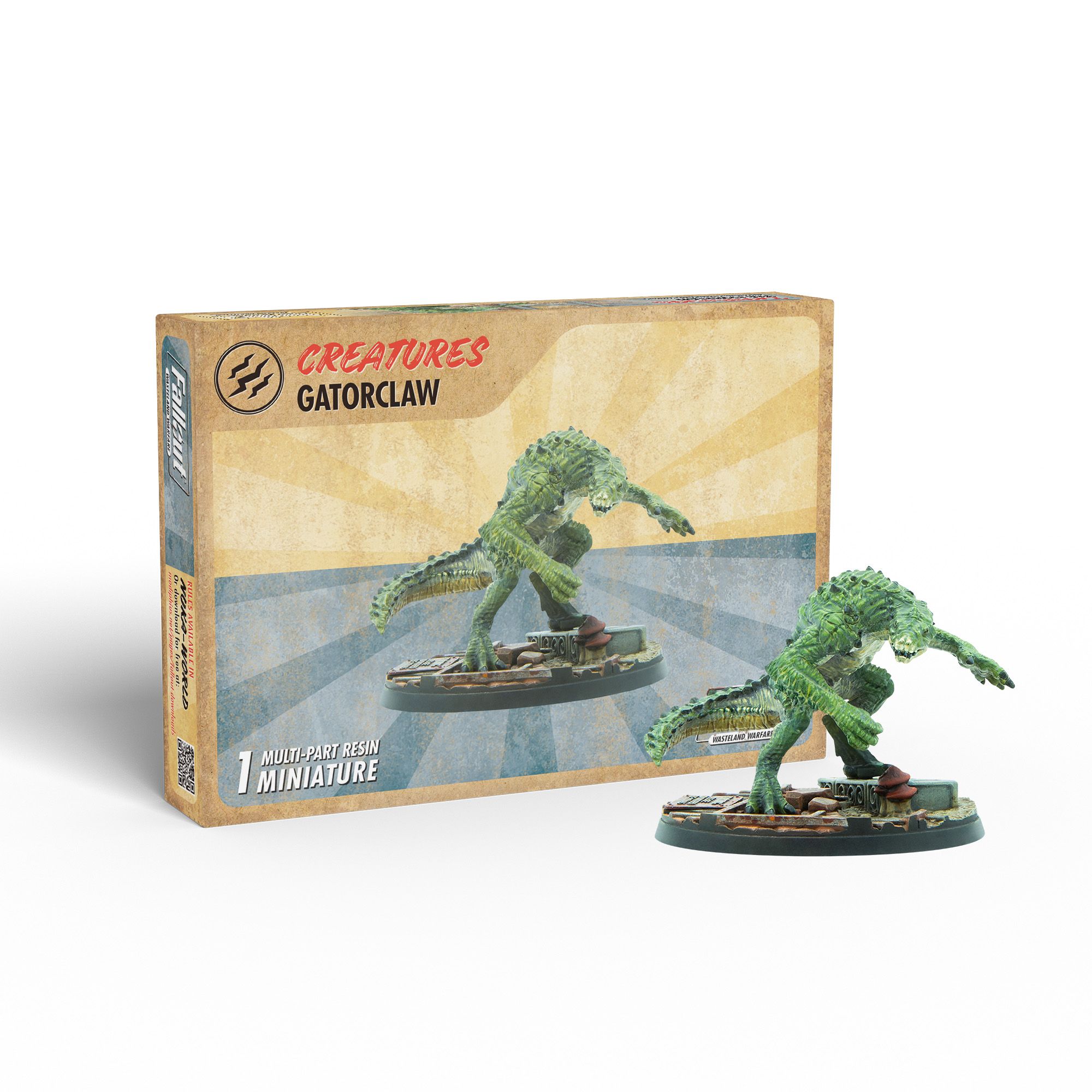 Fallout Wasteland Warfare: Creatures: Gatorclaw 