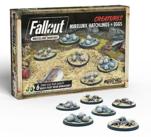 Fallout: Wasteland Warfare: MIRELURK HATCHLINGS + EGGS 