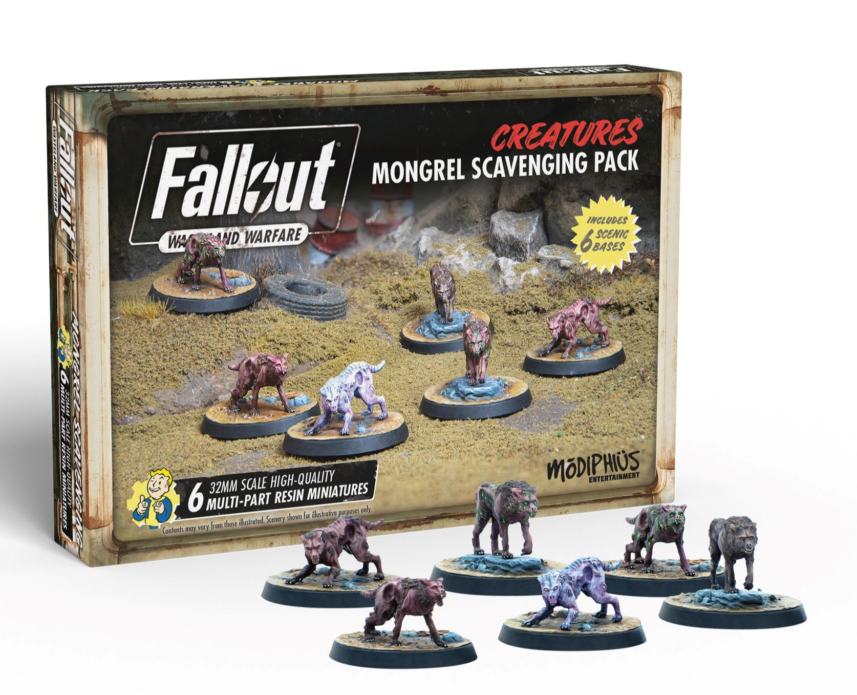 Fallout: Wasteland Warfare: Mongrel Scavenging Pack 