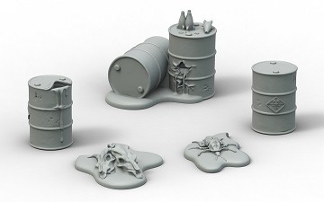 Fallout: Wasteland Warfare: RADIOACTIVE CONTAINERS 