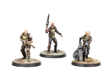 Fallout: Wasteland Warfare: Raiders Ack Ack, Sinjin and Avery 