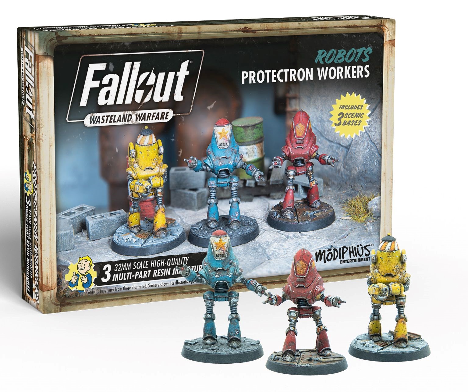 Fallout: Wasteland Warfare: Robots Protectron Workers 
