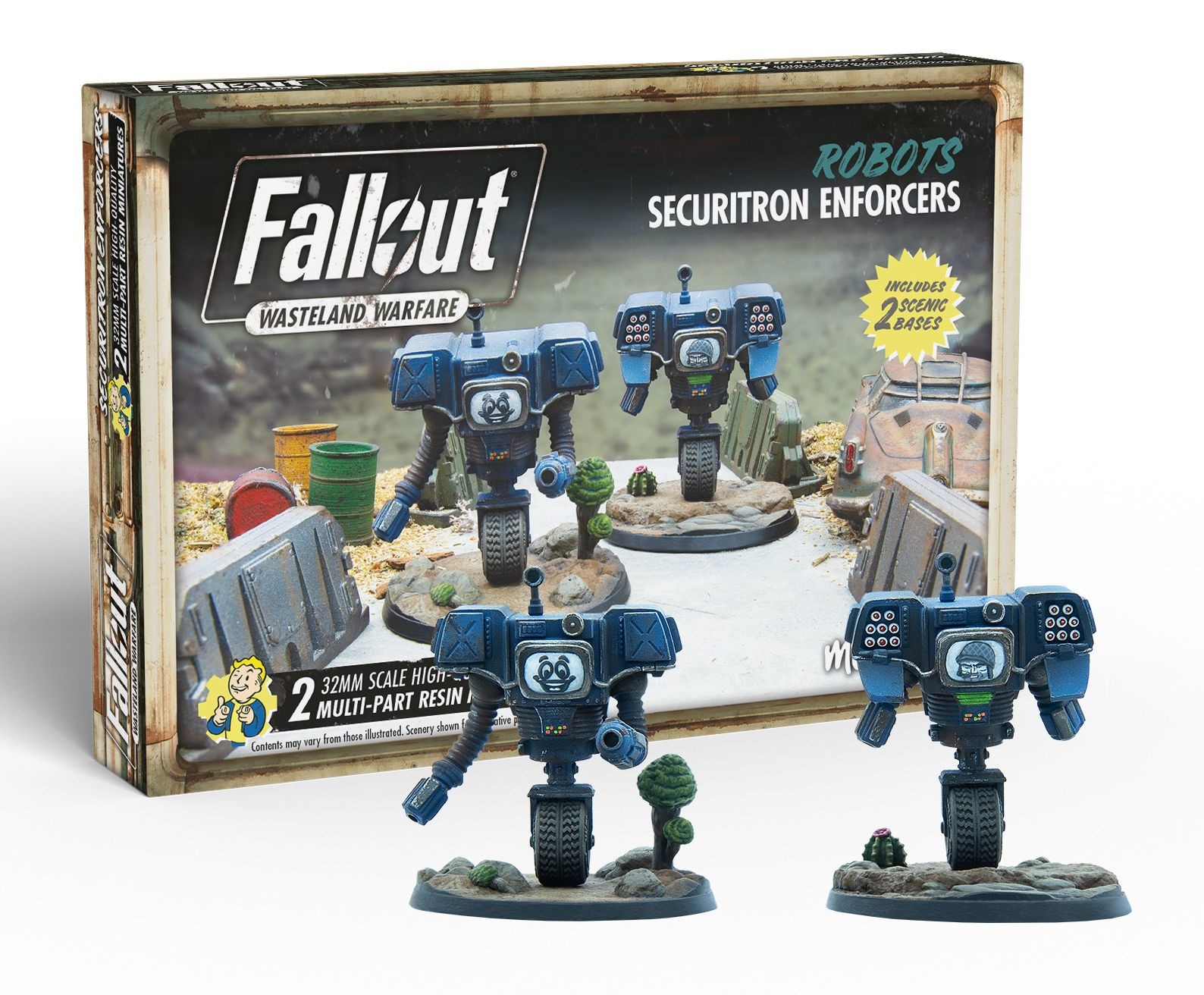 Fallout: Wasteland Warfare: Robots SECURITRON ENFORCERS 