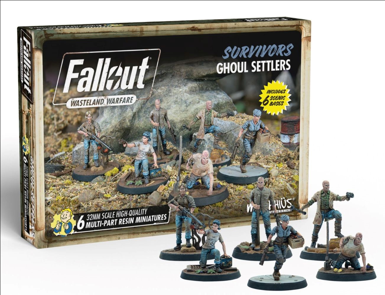 Fallout: Wasteland Warfare: SURVIVOR GHOUL SETTLERS 