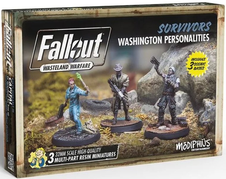 Fallout: Wasteland Warfare: Survivors Washington Personalities 