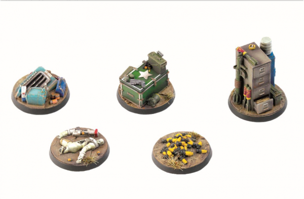 Fallout: Wasteland Warfare: Terrain Exp. Objective Markers 2 