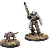 Fallout: Wasteland Warfare: X-01 Survivor and Dogmeat 