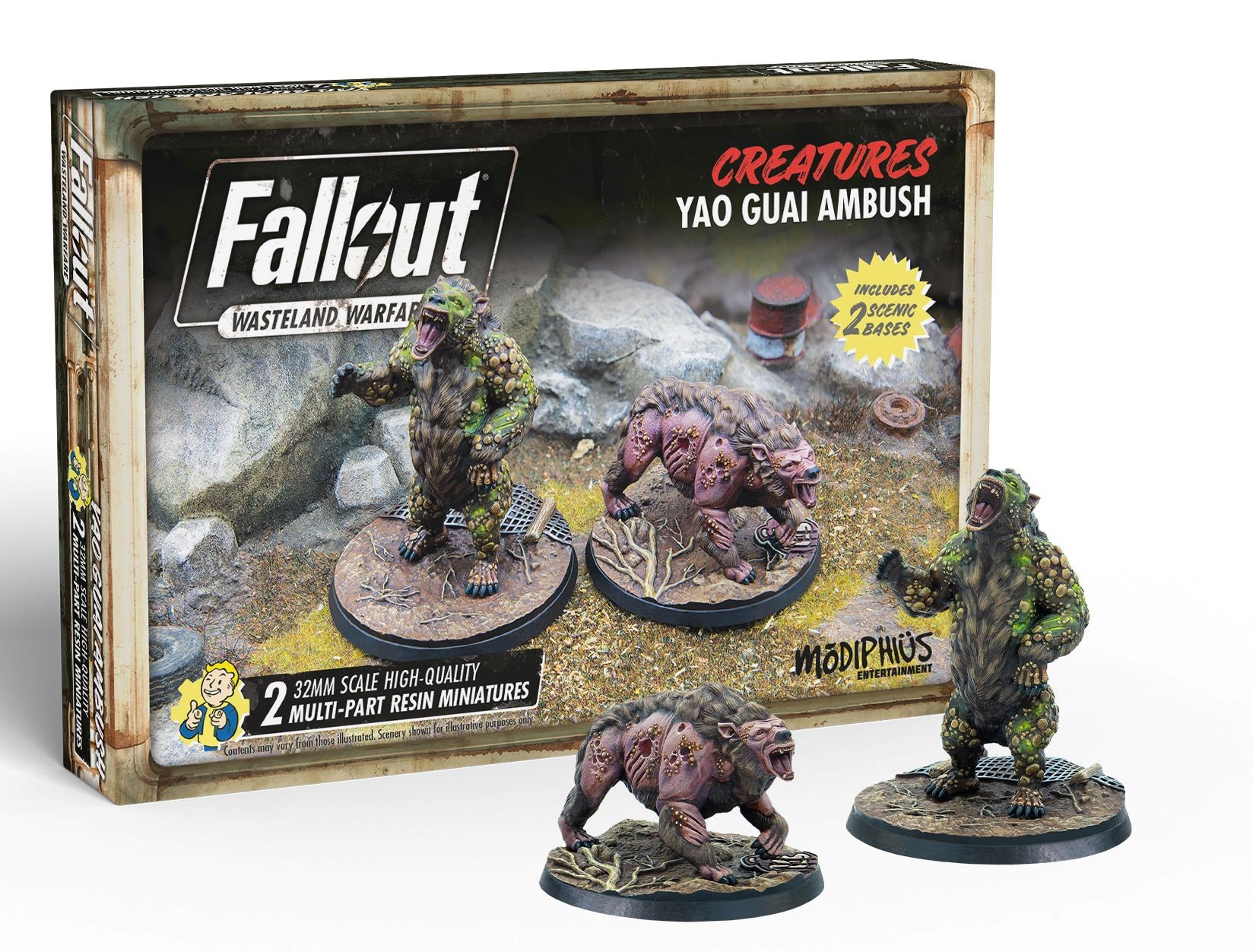 Fallout: Wasteland Warfare: Yao Guai Ambush 