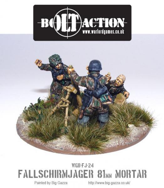Bolt Action: German: Fallschirmjager 81mm Mortar 