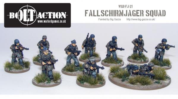 Bolt Action: German: Fallschirmjager Squad 