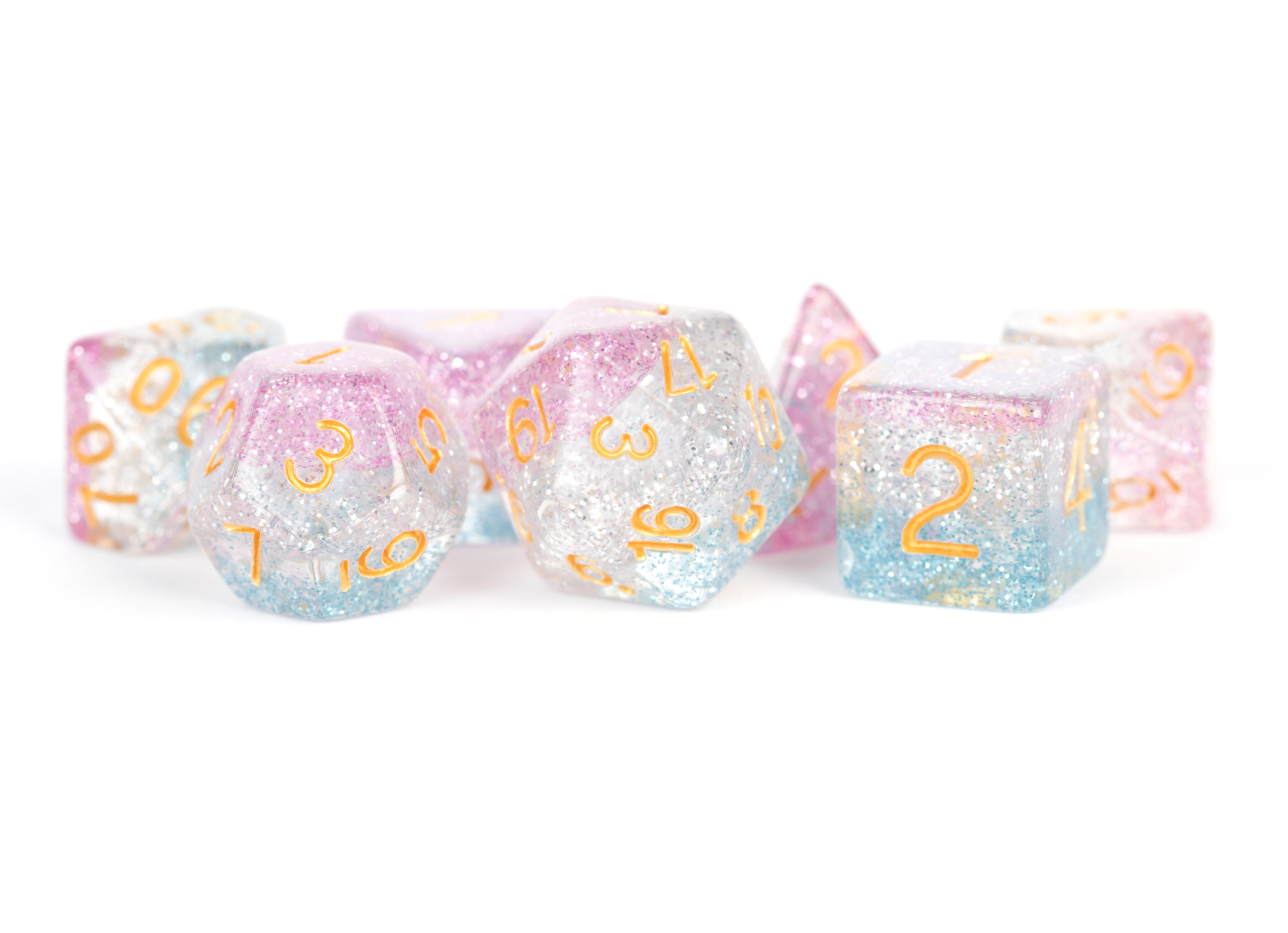Fanroll: 7 Dice Polyhedral Set: UNITY DICE 16MM 