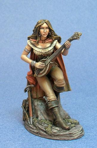 Dark Sword Miniatures: Visions in Fantasy: Female Bard with Lute 