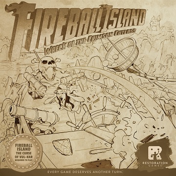 Fireball Island: Wreck of the Crimson Cutlass [DAMAGED] 